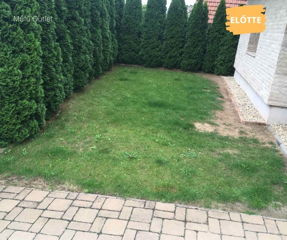 Műfű Outlet - műfű telepítés előtt