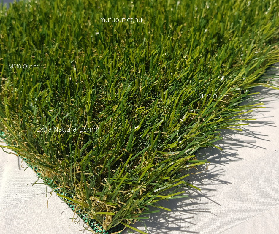 Extra Natural 35mm élethű műfű kertépítés prémium pázsit műfű outlet ár